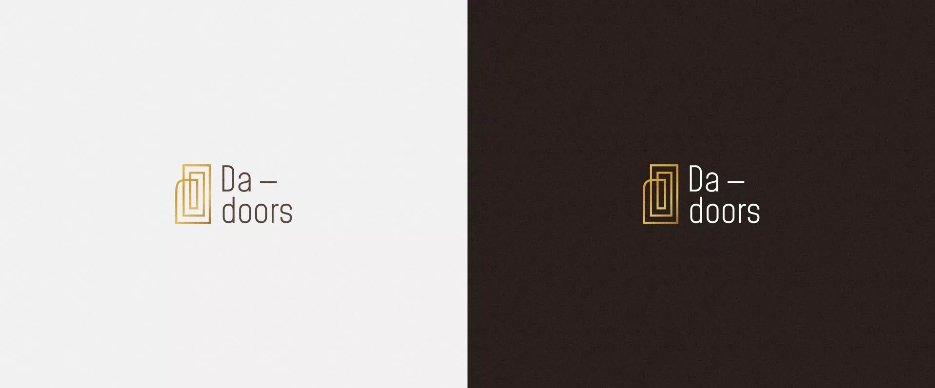 Разработка логотипа для компании «DA-DOORS» в Вихоревке